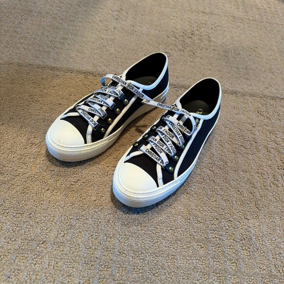 Christian Dior Black Sneakers - Picture 1 of 9